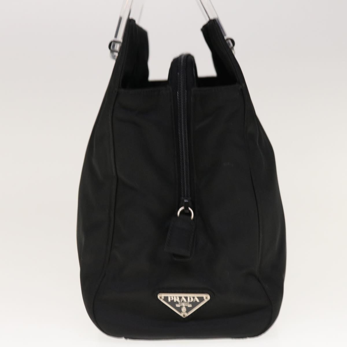 PRADA Hand Bag Nylon Black  65010