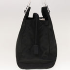 PRADA Hand Bag Nylon Black  65010
