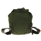 PRADA Backpack Nylon Khaki  65011