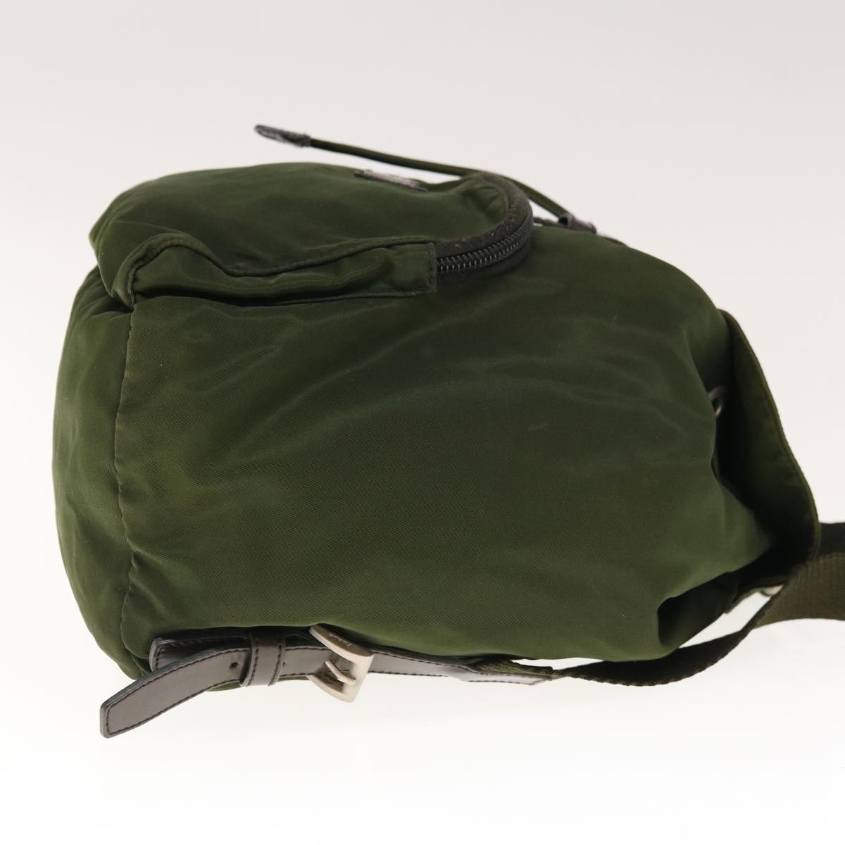 PRADA Backpack Nylon Khaki  65011
