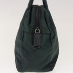 PRADA Hand Bag Nylon Green  65012