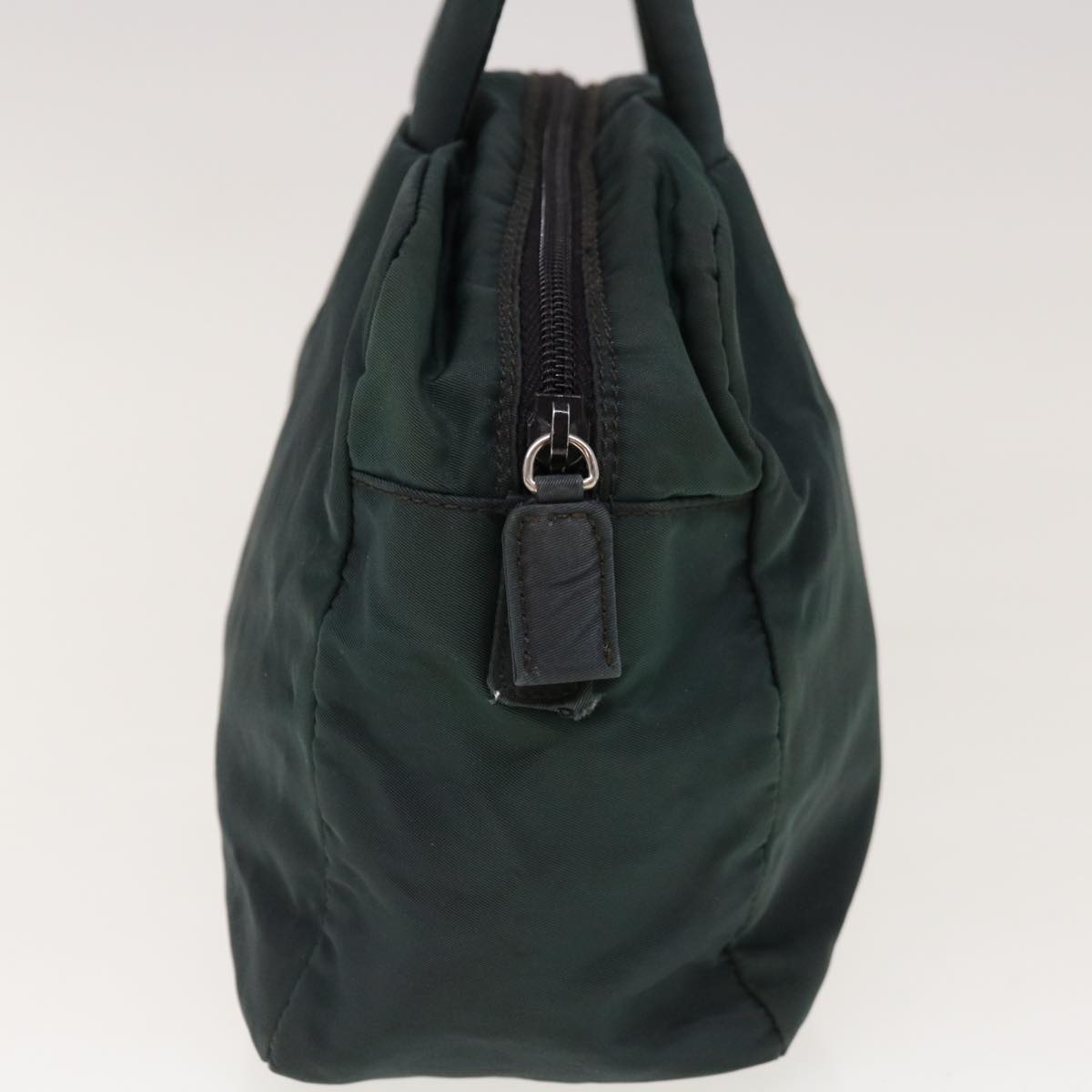 PRADA Hand Bag Nylon Green  65012