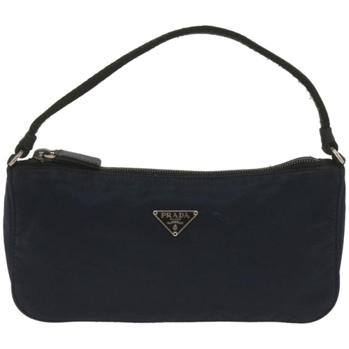 PRADA Accessory Pouch Nylon Navy  65034