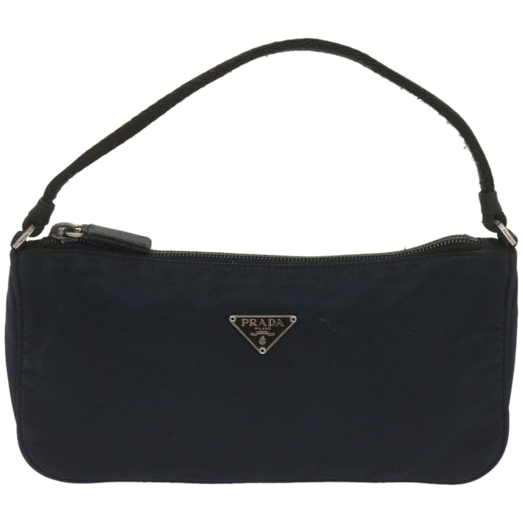 PRADA Accessory Pouch Nylon Navy  65034