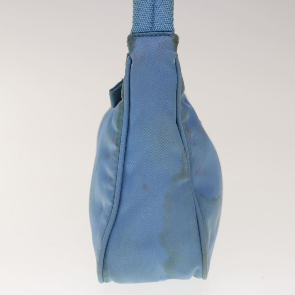 PRADA Hand Bag Nylon Light Blue 65045
