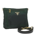 PRADA Shoulder Bag Nylon Green  65078