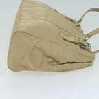 PRADA Tote Bag Nylon Beige  65080
