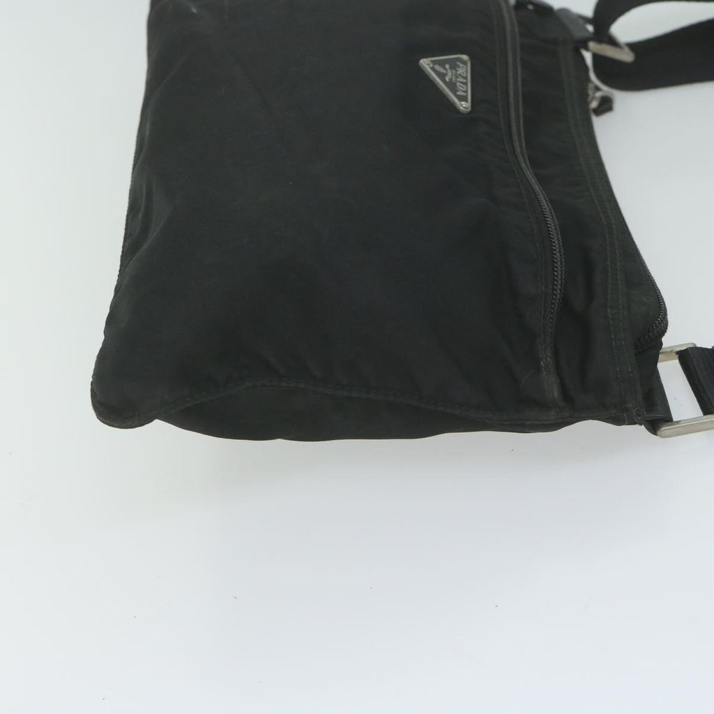 PRADA Shoulder Bag Nylon Black  65081