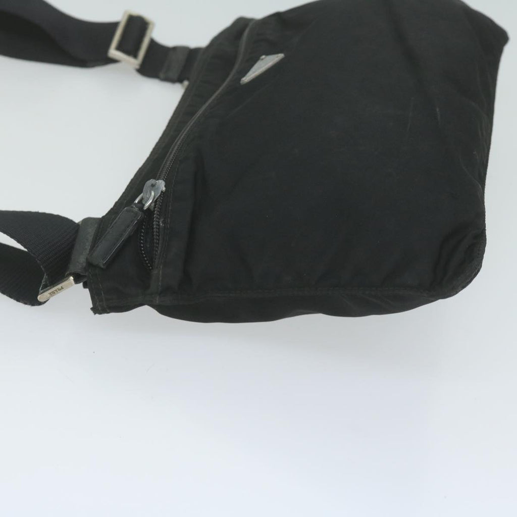 PRADA Shoulder Bag Nylon Black  65081