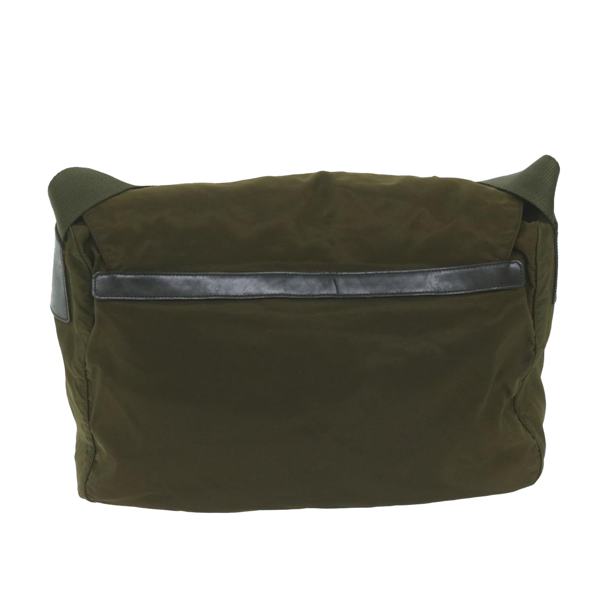PRADA Shoulder Bag Nylon Khaki  65082