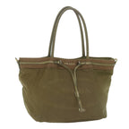 PRADA Tote Bag Nylon Khaki  65083