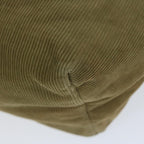 FENDI Tote Bag Corduroy Khaki65092