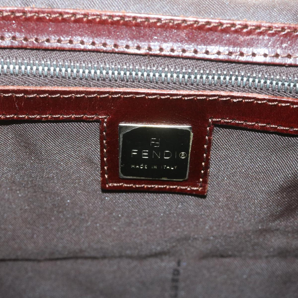 FENDI Tote Bag Corduroy Khaki65092