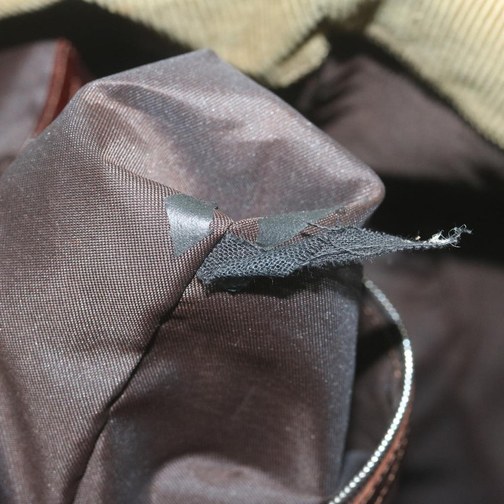 FENDI Tote Bag Corduroy Khaki65092
