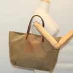 FENDI Tote Bag Corduroy Khaki65092