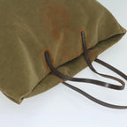 FENDI Tote Bag Corduroy Khaki65092