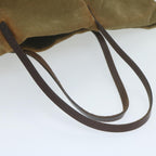 FENDI Tote Bag Corduroy Khaki65092