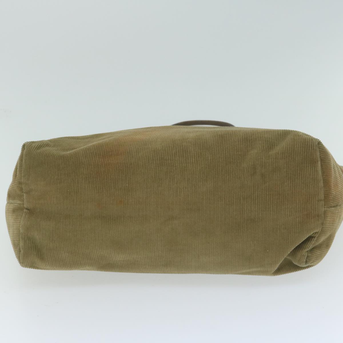 FENDI Tote Bag Corduroy Khaki65092