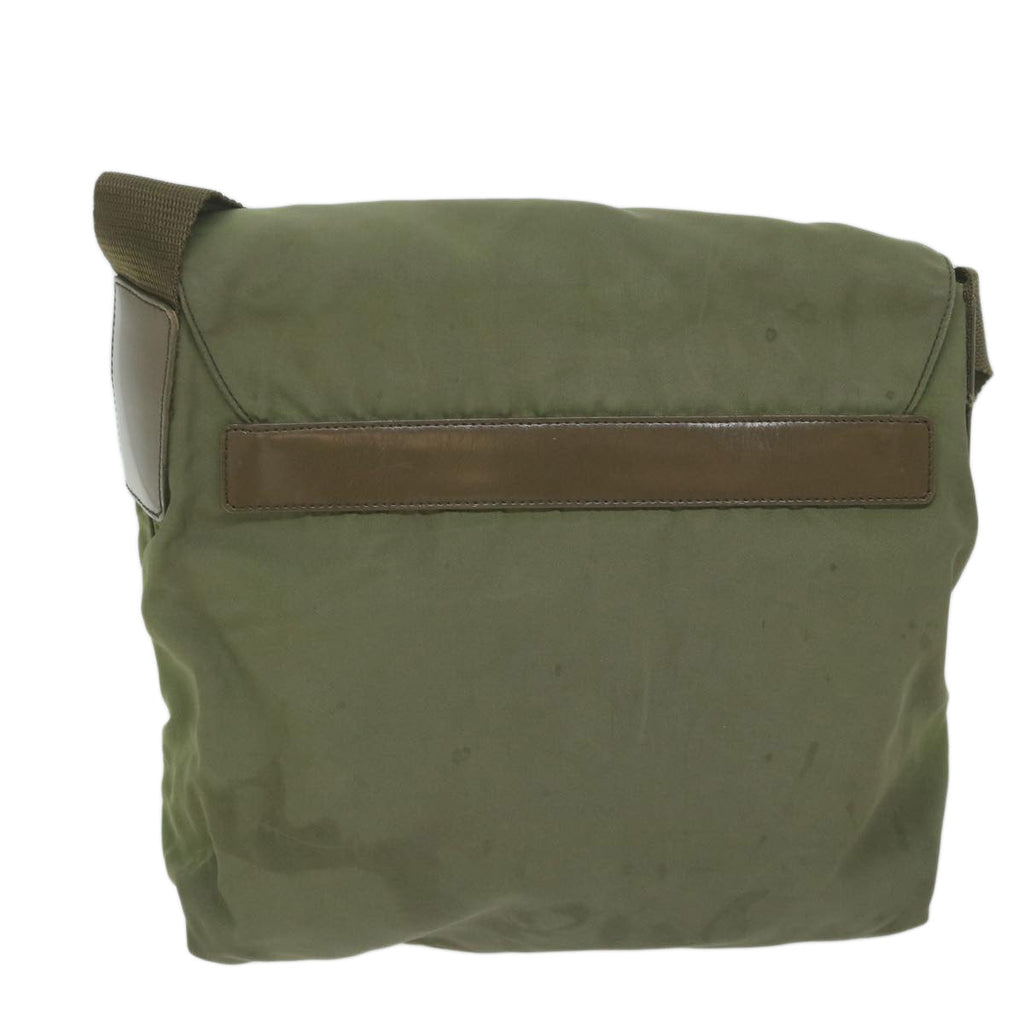 PRADA Shoulder Bag Nylon Khaki  65095