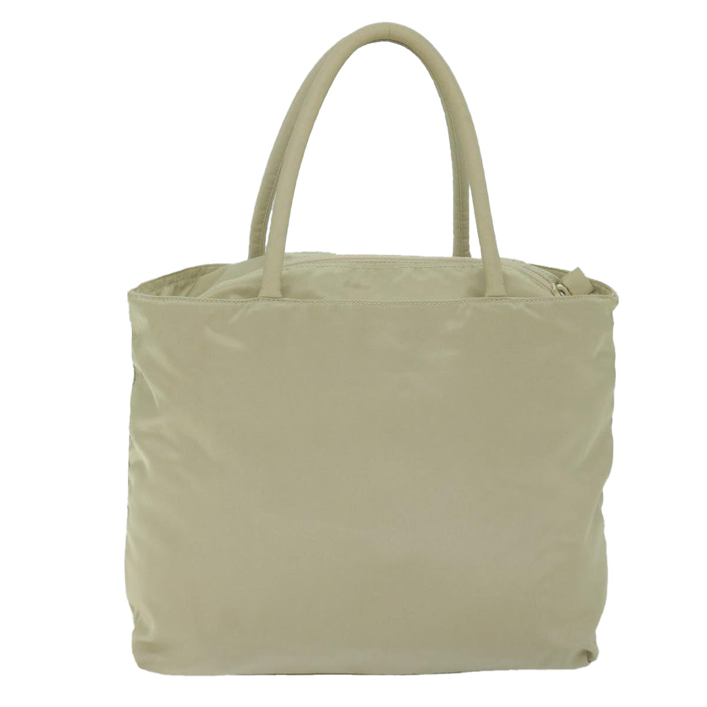 PRADA Tote Bag Nylon Cream  65170