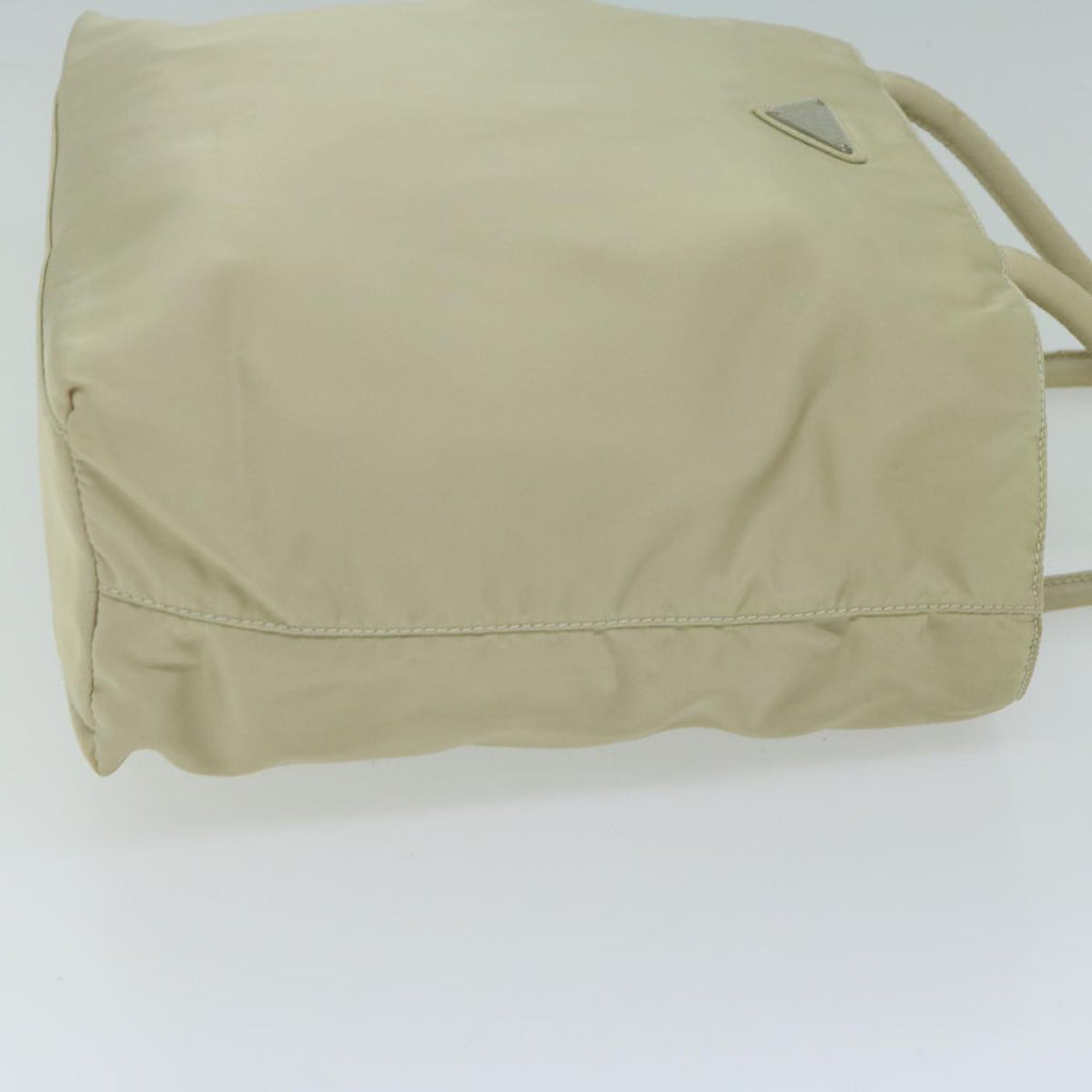 PRADA Tote Bag Nylon Cream  65170
