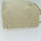 PRADA Tote Bag Nylon Cream  65170