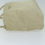 PRADA Tote Bag Nylon Cream  65170