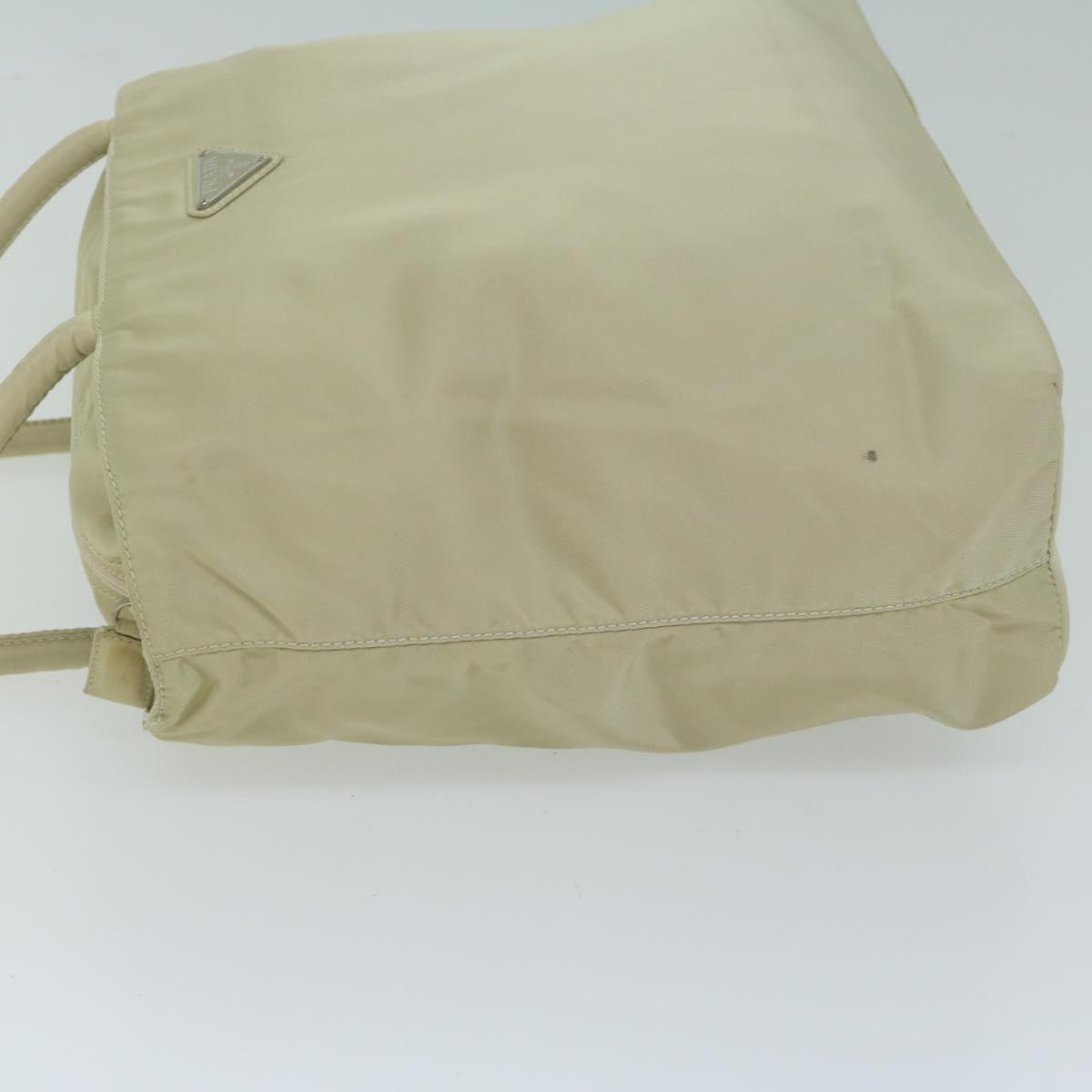 PRADA Tote Bag Nylon Cream  65170