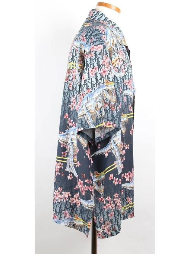 Oblique flower silk shirt 41 100 105 Dior