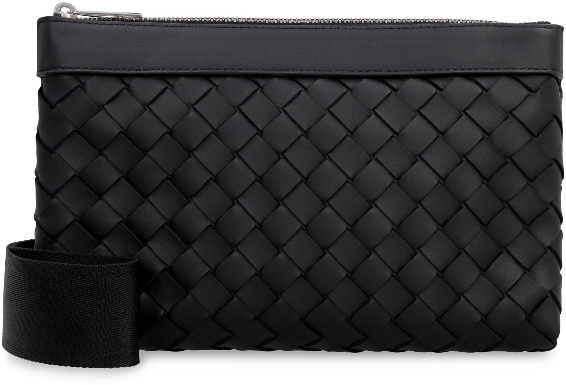 BOTTEGA VENETA Intrecciato Messenger Handbag - 26 CM x 16 CM x 9 CM