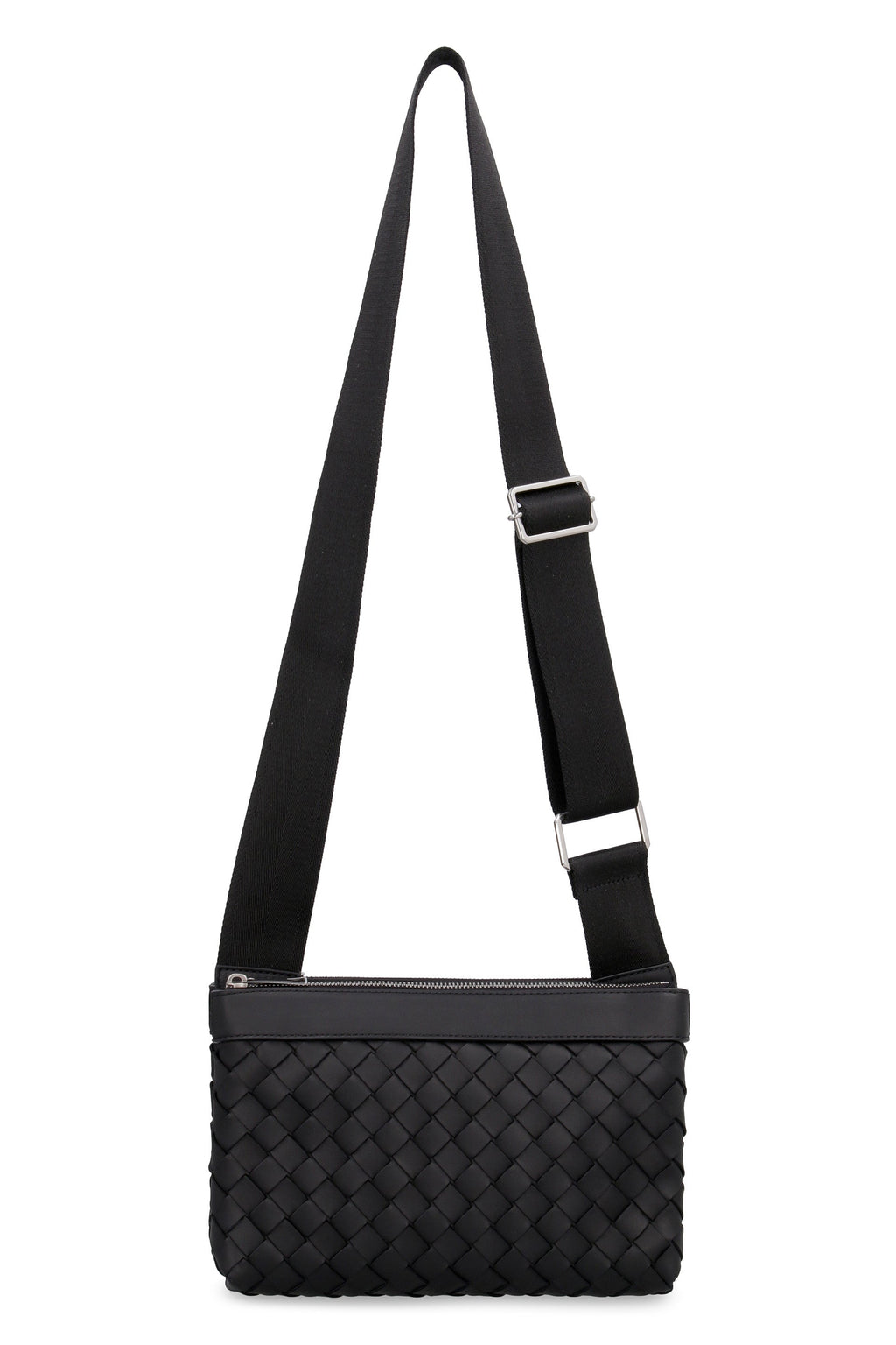 BOTTEGA VENETA Intrecciato Messenger Handbag - 26 CM x 16 CM x 9 CM