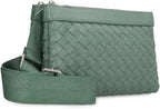 BOTTEGA VENETA Intrecciato Duo Crossbody Handbag - 24 cm x 16 cm x 8 cm