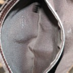 FENDI Zucca Canvas Mamma Baguette Shoulder Bag Brown Black65243A