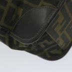 FENDI Zucca Canvas Hand Bag Black Brown65271