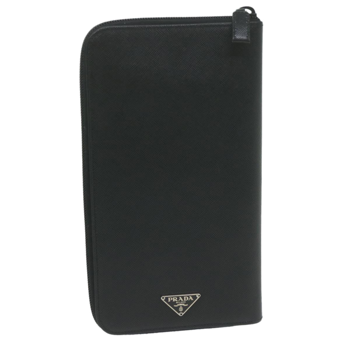 PRADA Long Wallet Leather Black  65278A