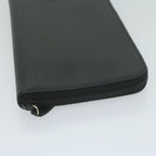 PRADA Long Wallet Leather Black  65278A