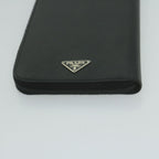 PRADA Long Wallet Leather Black  65278A
