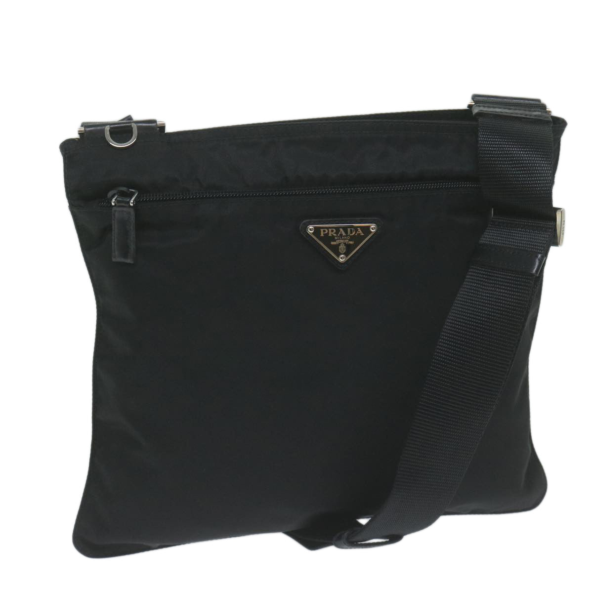 PRADA Shoulder Bag Nylon Black  65298