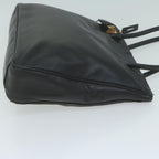 PRADA Shoulder Bag Leather Black  65299