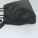 PRADA Shoulder Bag Leather Black  65299