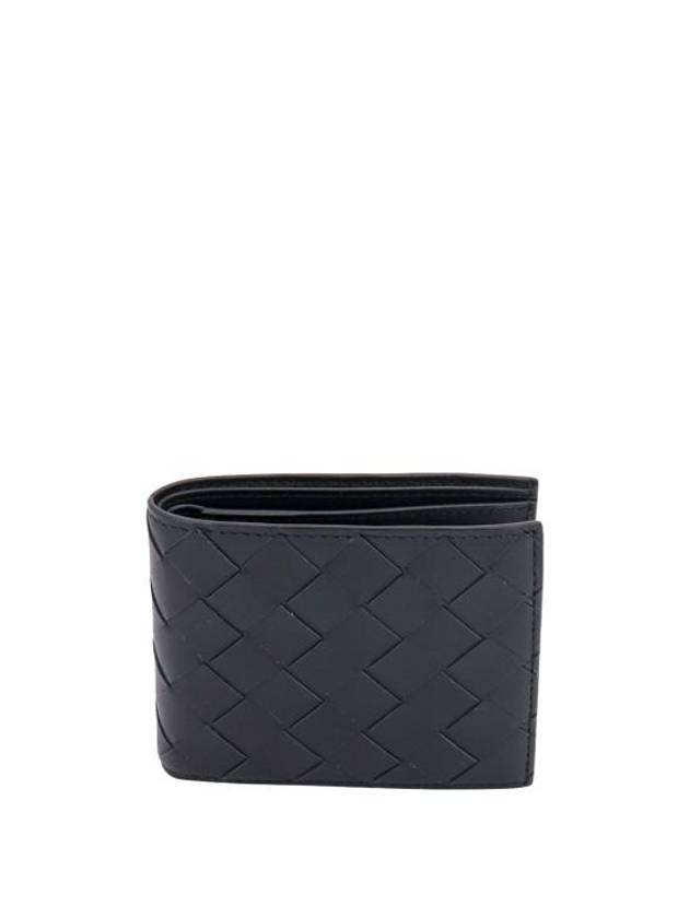 Bottega Veneta Intrecciato Leather Half Wallet Black