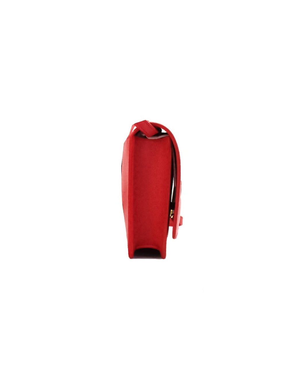 Burberry  Small Leather Wallet On Chain Red