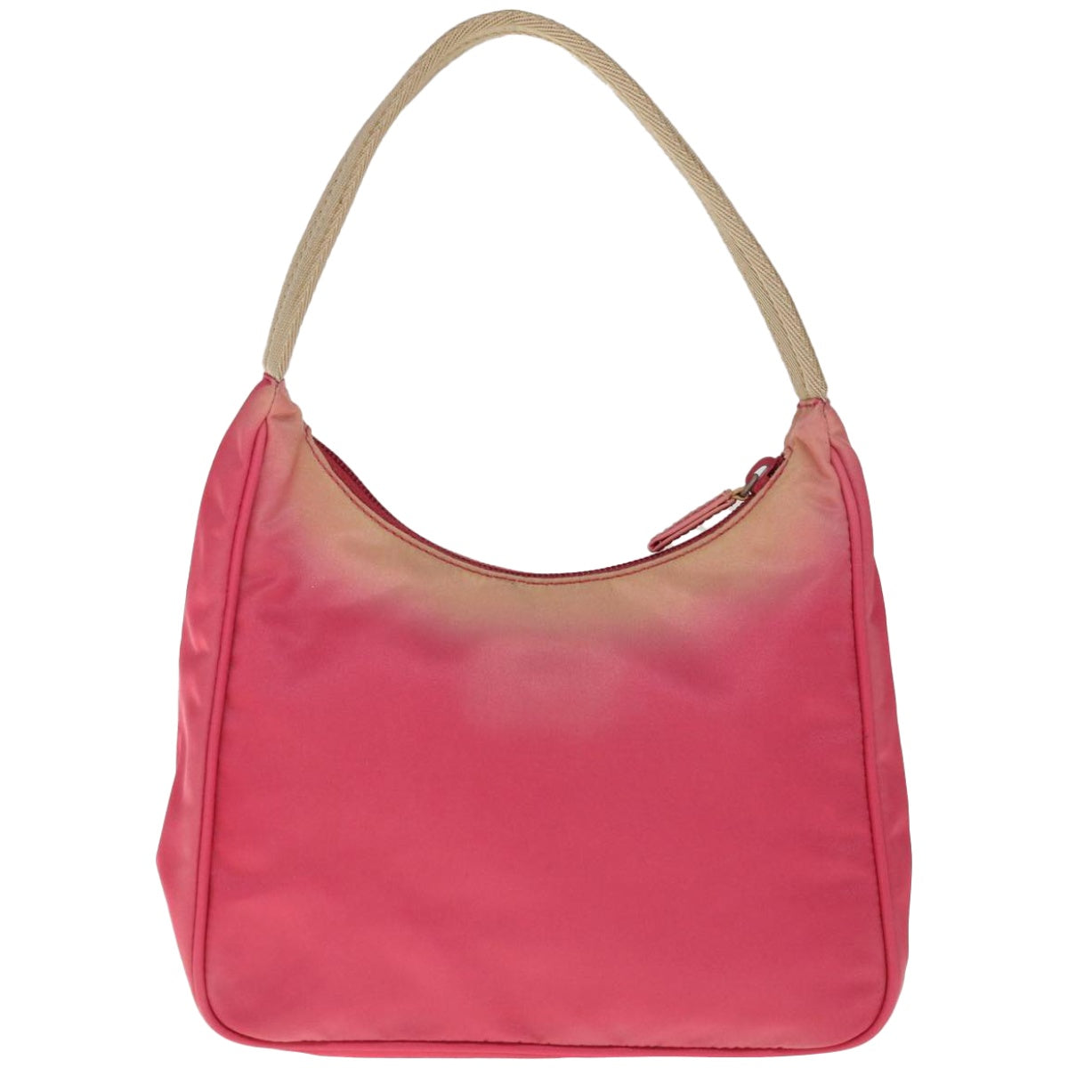 PRADA Hand Pouch Nylon Pink  65364