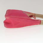 PRADA Hand Pouch Nylon Pink  65364
