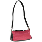 PRADA Shoulder Bag Nylon Pink Black  65365