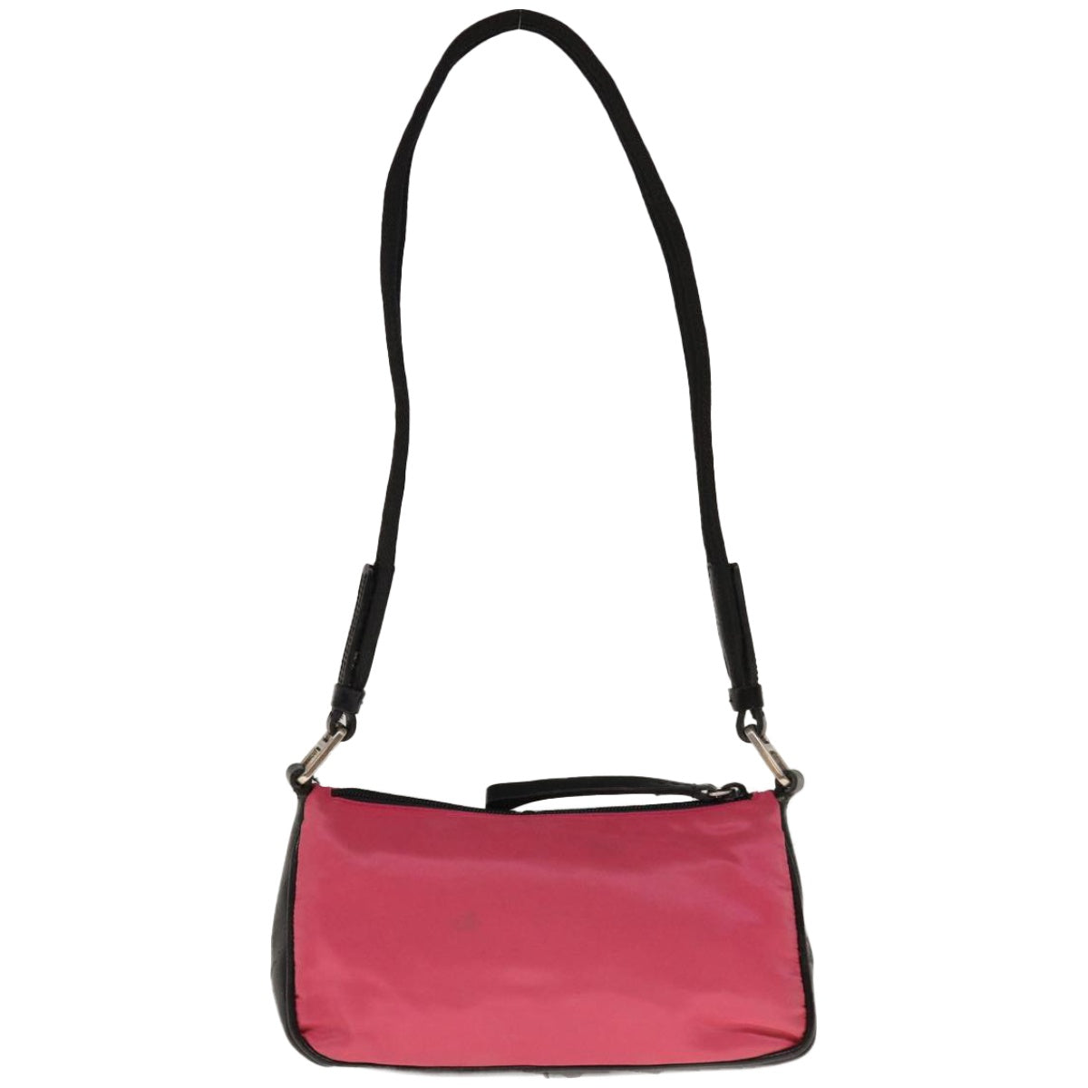 PRADA Shoulder Bag Nylon Pink Black  65365