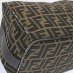 FENDI Zucca Canvas Vanity Hand Bag Brown65366