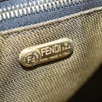 FENDI Zucca Canvas Vanity Hand Bag Brown65366