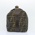 FENDI Zucca Canvas Vanity Hand Bag Brown65366