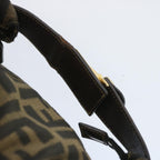 FENDI Zucca Canvas Vanity Hand Bag Brown65366